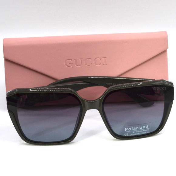 Gucci Women Polarized Sunglasses | Black | Gradient Lens | New | No Box - Picture 4 of 15